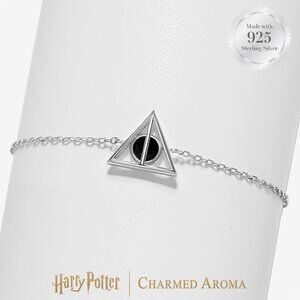 Harry Potter Deathly Hallows Bracelet, Charmed Aroma 925 Sterling Silver